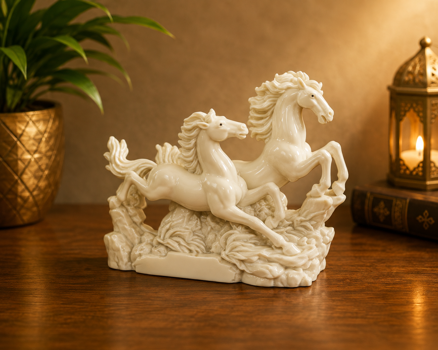Pair of White Horses