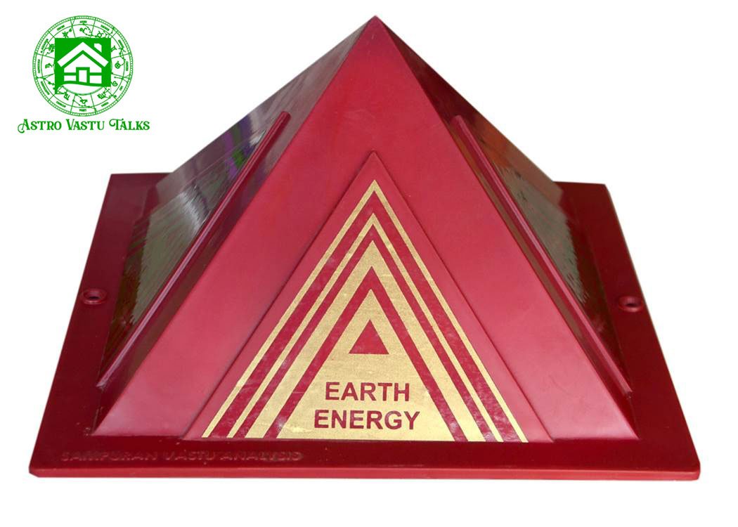 Earth energy pyramid (South) Size 11 inch