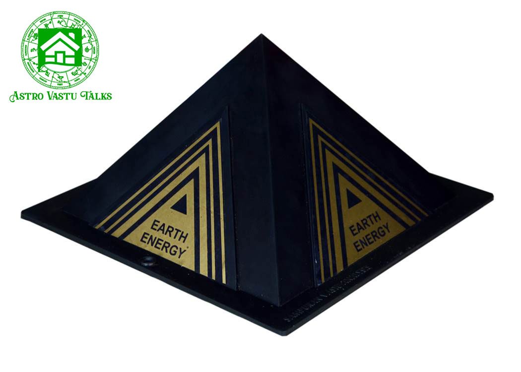 Earth energy pyramid (West) Size 11 inch