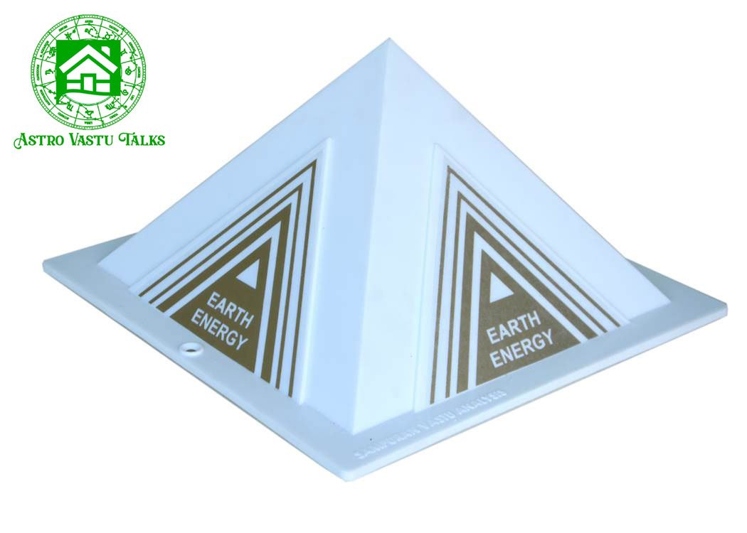 Earth energy pyramid (North West) Size 7 inch