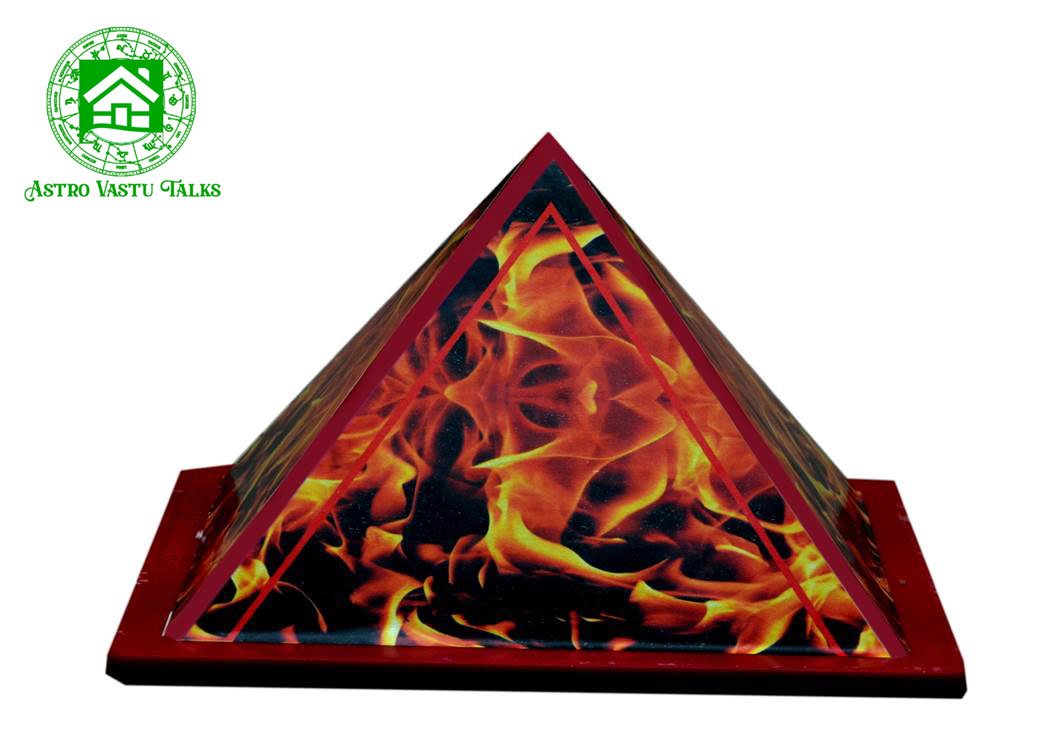 Element energy pyramids (Fire) Size 11 inch