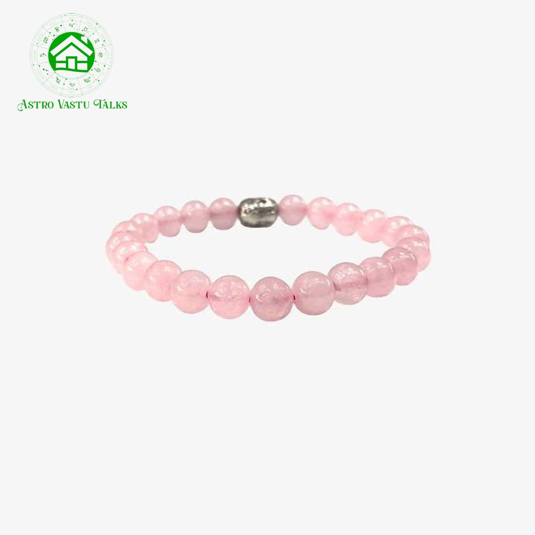 Rose Quartz Bracelet with Buddha