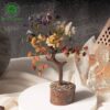 Seven Chakra Crystal Tree of life  300 beads large