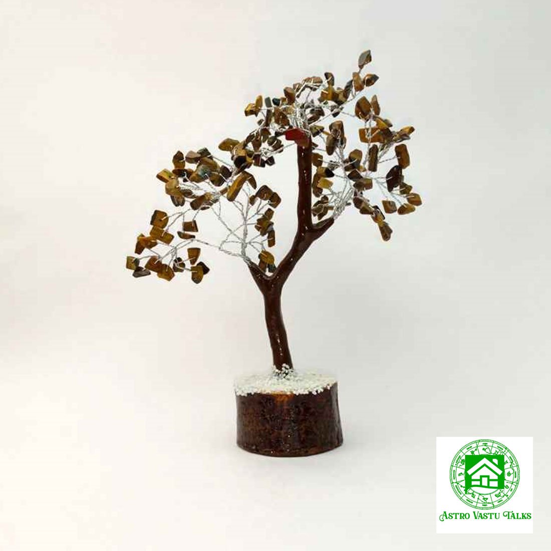 Tiger Eye Gemstone Tree