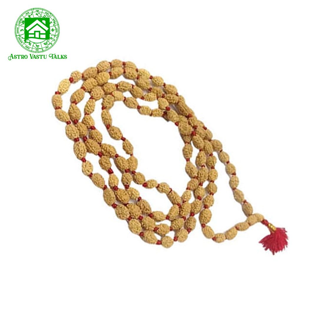 Teen Mukhi Rudraksha Mala (108 Beads)