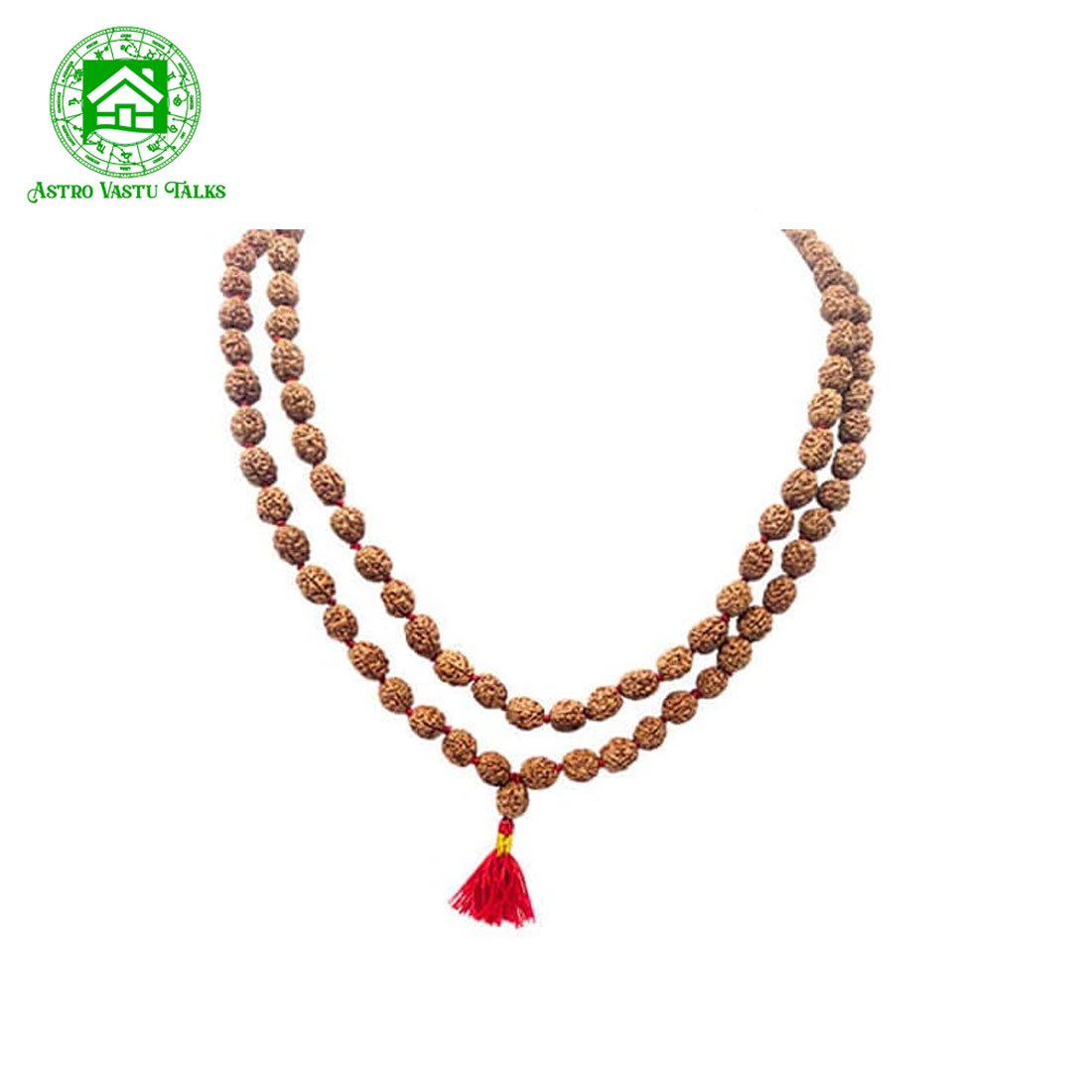 Chhah Mukhi Rudraksha Mala, 6mm (108 Beads)