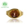 Ashtadhatu Trishakti Rudraksha Ring