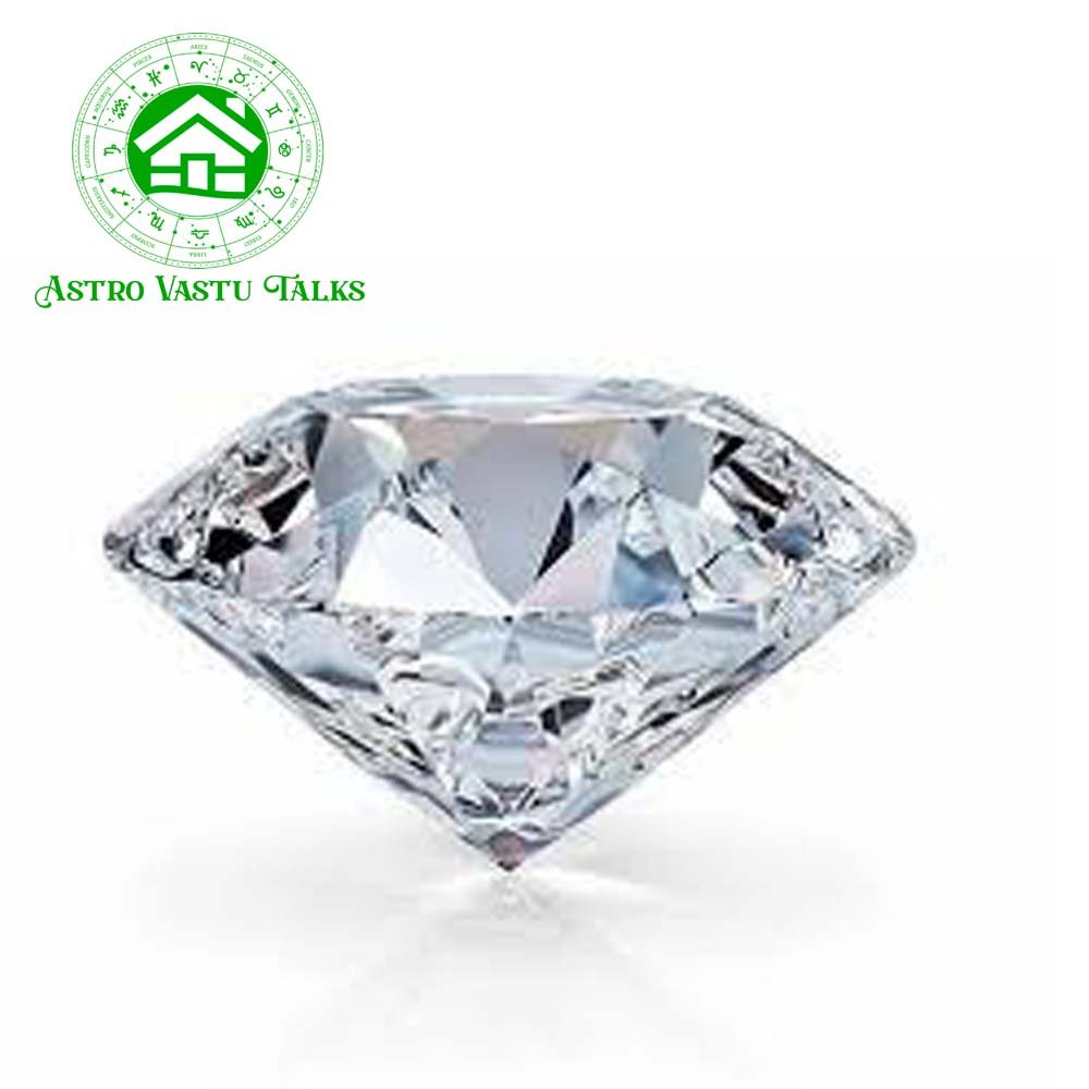 White crystal diamond