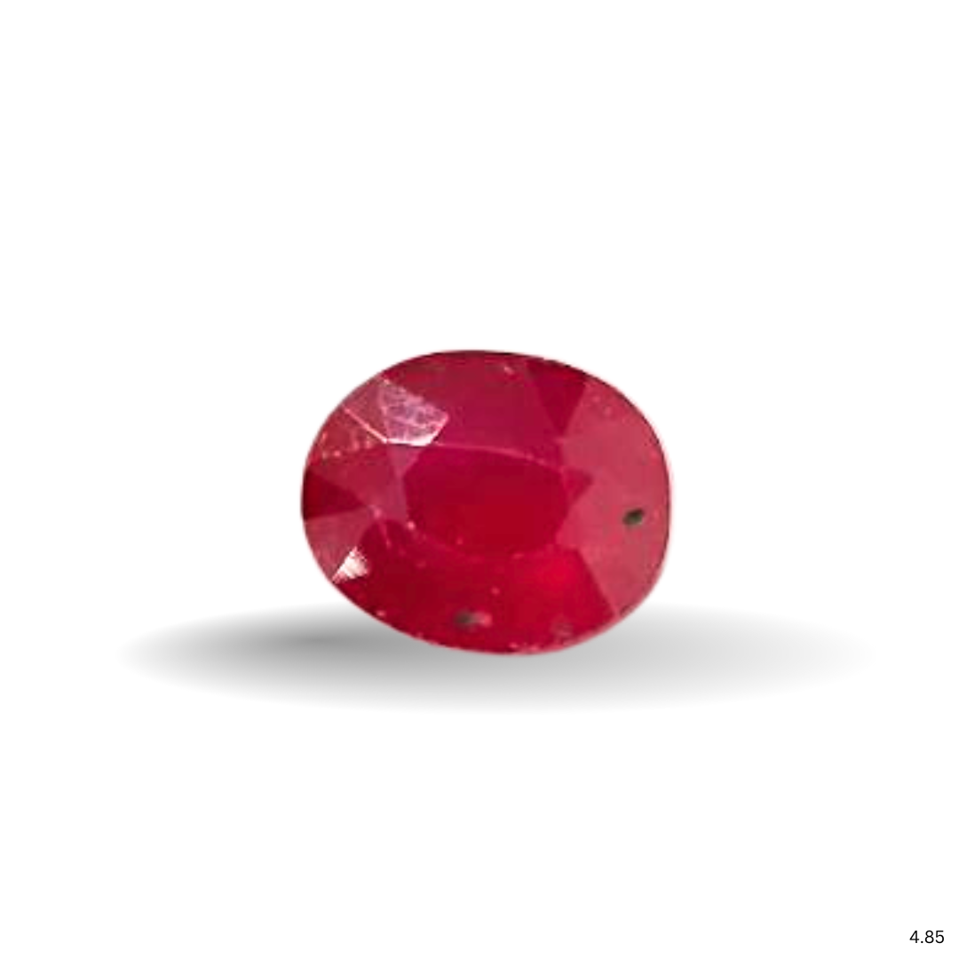 4.85 CARAT RUBY (GRADE A)