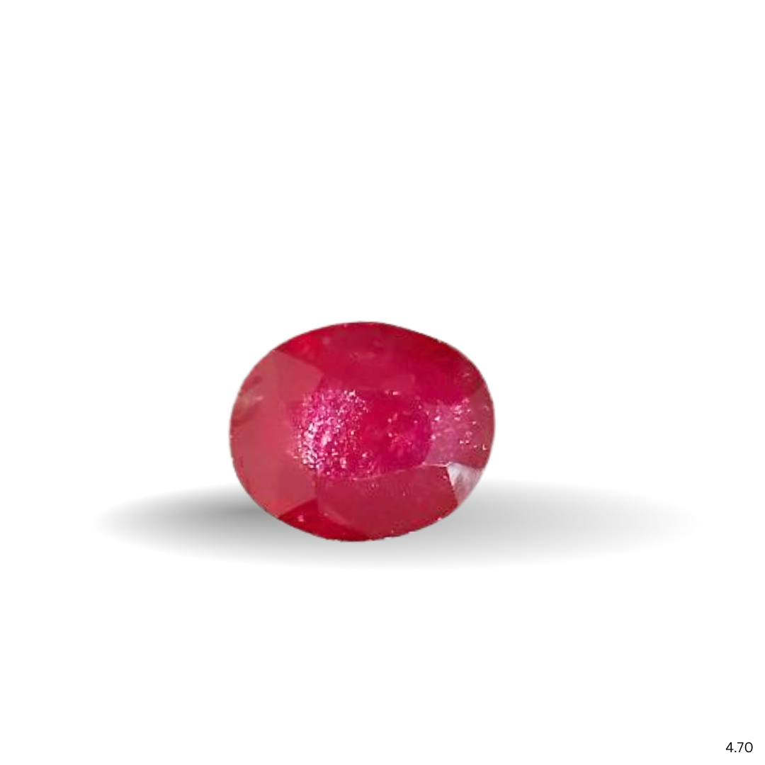 4.70 CARAT RUBY (GRADE A)