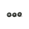 Black Wavy Round Anti Clockwise Springs
