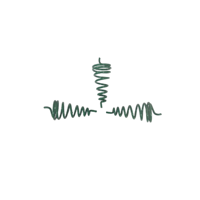 Green Conical Anti Clockwise Springs
