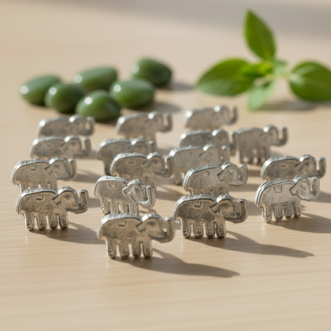 Lead Elephant 21 pieces