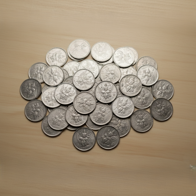 Lead Shani Coin 108 Pieces