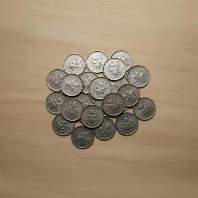 Lead Shani Coin 31 Pieces