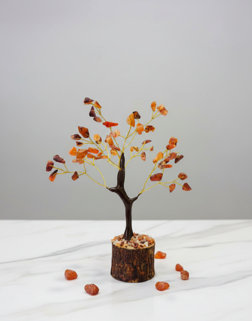 Carnelian Crystal Tree