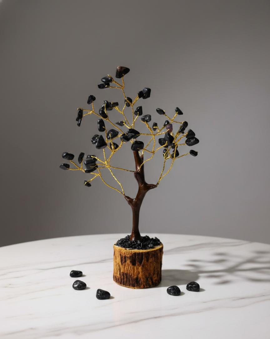 Black Tourmaline Crystal Tree